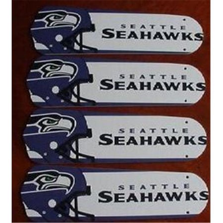 CEILING FAN DESIGNERS Ceiling Fan Designers 42SET-NFL-SEA NFL Seattle Seahawks Football 42 In. Ceiling Fan Blades OnlY 42SET-NFL-SEA